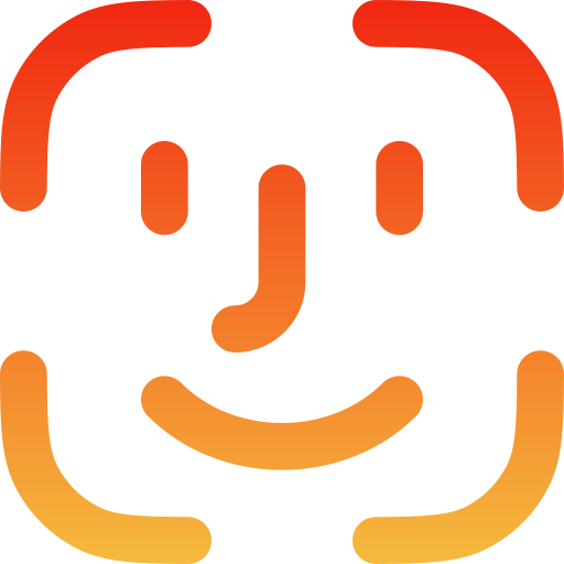 identificación de la cara icono gratis