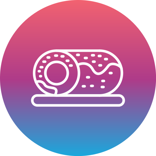 Roll cake free icon