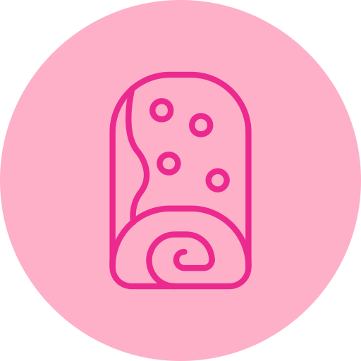 pastel de rollo icono gratis