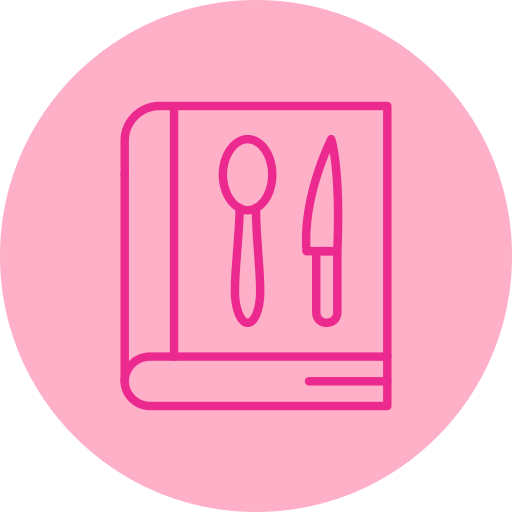 libro de recetas icono gratis