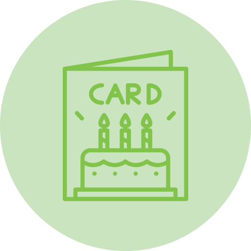 carte d'anniversaire Icône gratuit carte d'anniversaire Icône gratuit