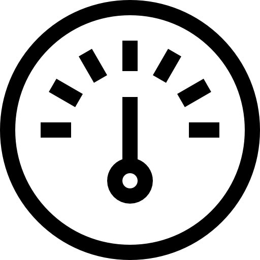 Gauge Basic Straight Lineal icon