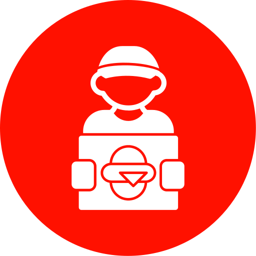 Delivery man free icon