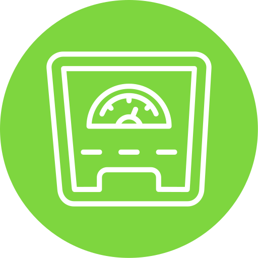Weight scale free icon