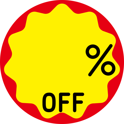 Discount badge Generic color fill icon