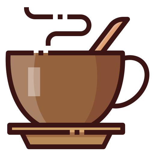 café caliente icono gratis