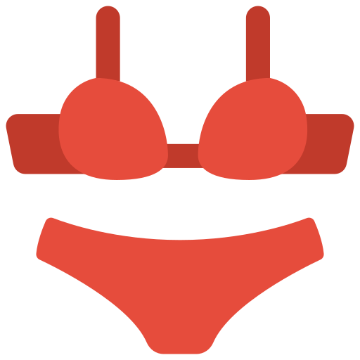 Women's red bra and underwear transparent background PNG clipart