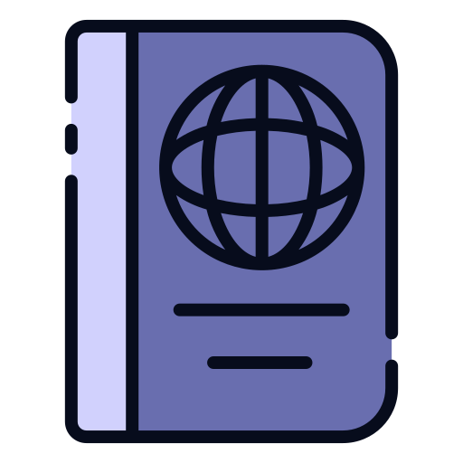 pasaporte icono gratis