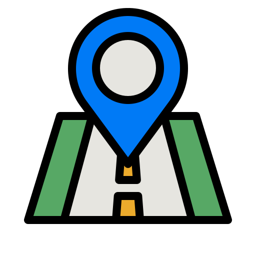 Icono De Mapa Vial Photo Idea Studio Lineal Color