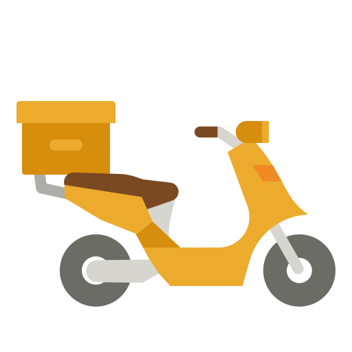 Delivery bike Generic Flat icon