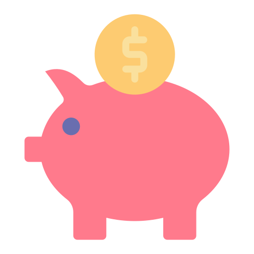 Piggy bank Good Ware Flat icon