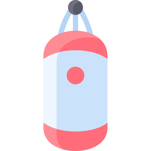 Punching bag free icon