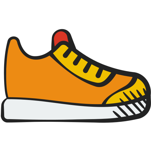 Running shoe Generic color hand-drawn icon