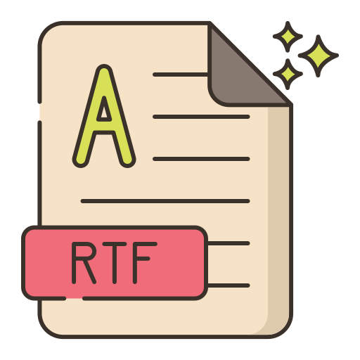 rtf icono gratis