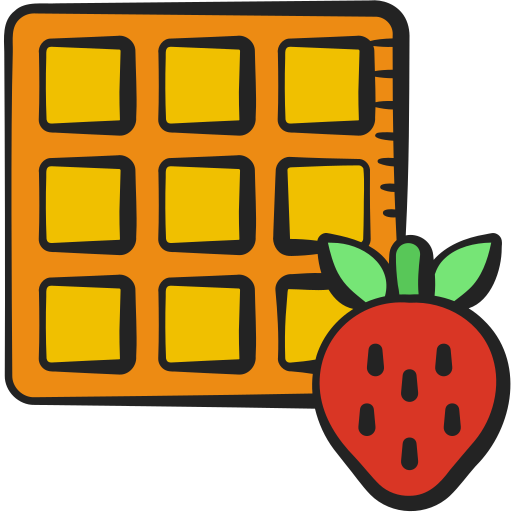 Waffle free icon Waffle free icon