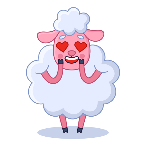 Sheep free sticker Sheep free sticker