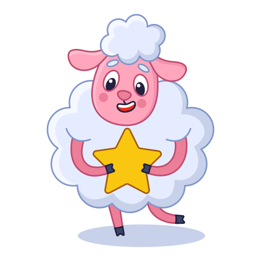 Sheep free sticker Sheep free sticker