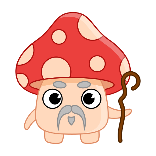 champignon gratuit sticker