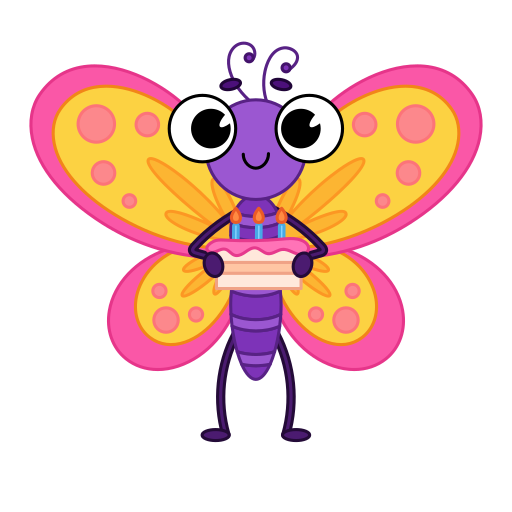 mariposa gratis sticker