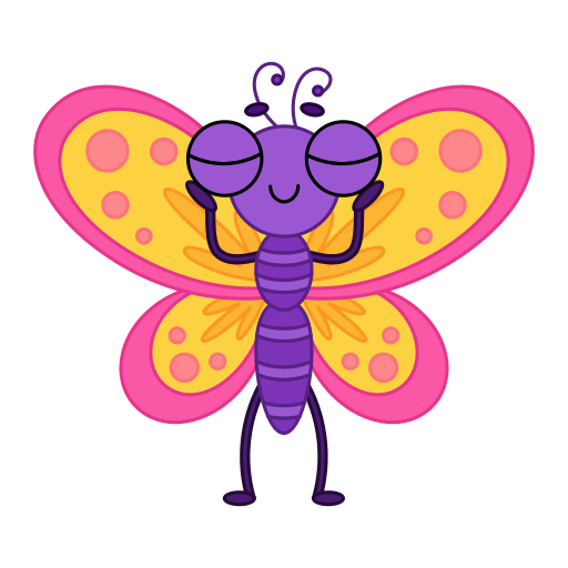 borboleta grátis figurinha