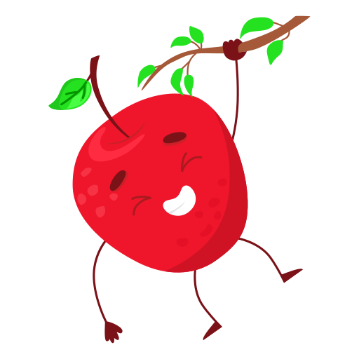 Apple free sticker Apple free sticker