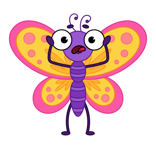 mariposa gratis sticker