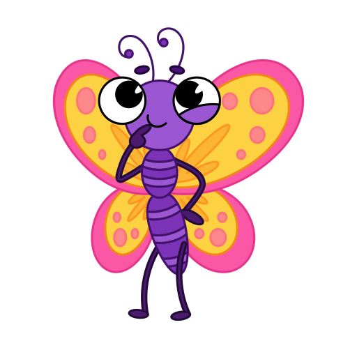 mariposa gratis sticker