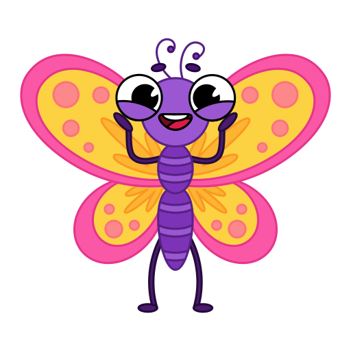 papillon gratuit sticker
