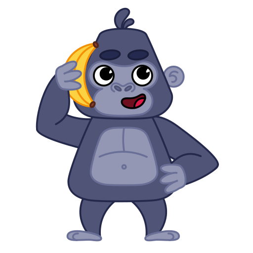 Gorilla free sticker Gorilla free sticker