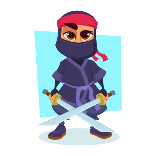 ninja gratis sticker