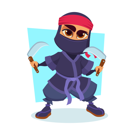 ninja gratis sticker