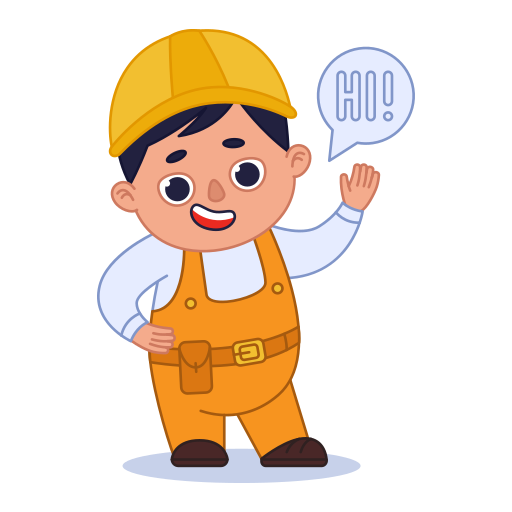 ouvrier gratuit sticker