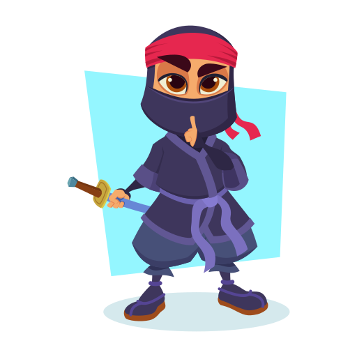 ninja gratis sticker