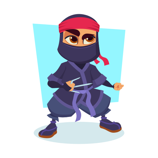 ninja gratis sticker