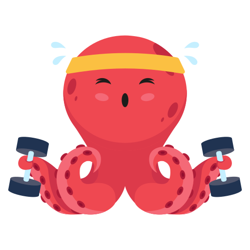 Octopus free sticker Octopus free sticker