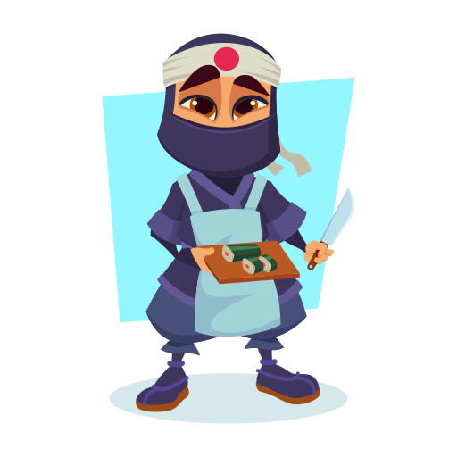 ninja gratis sticker