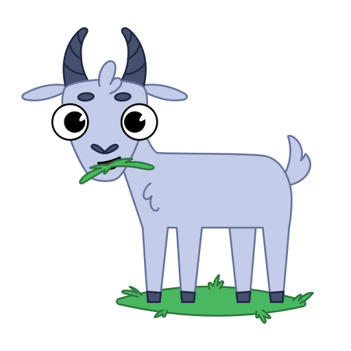Goat free sticker Goat free sticker