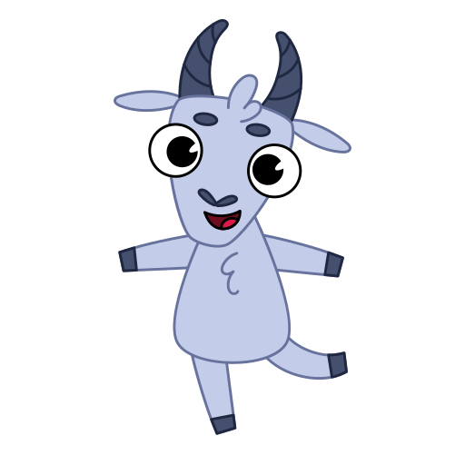 Goat free sticker Goat free sticker