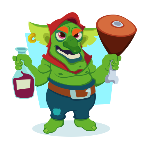 Goblin free sticker Goblin free sticker