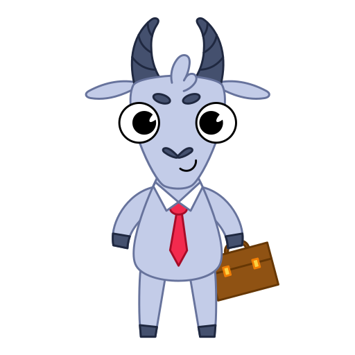 Goat free sticker Goat free sticker