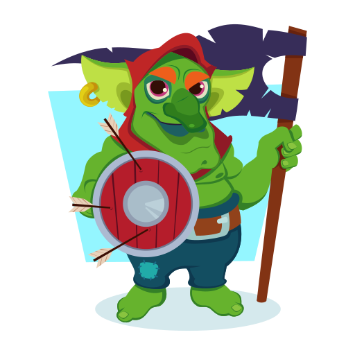Goblin free sticker Goblin free sticker