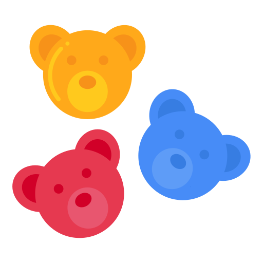 Gummy Bears Counters ClipArt by ScribbleGarden