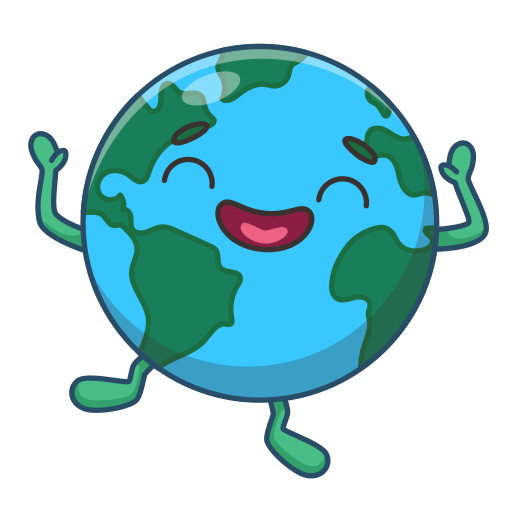 Planet Stickers - Free nature Stickers