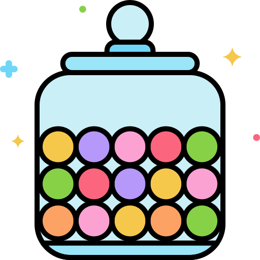 Candy jar free icon