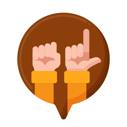 Sign language - free icon