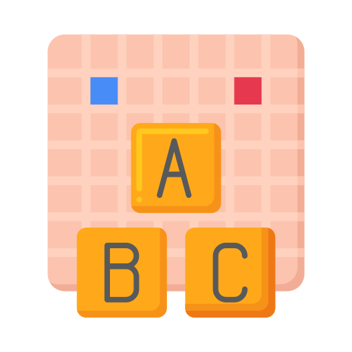Blocks Game Icon Design in Five style with Editable Stroke. Line