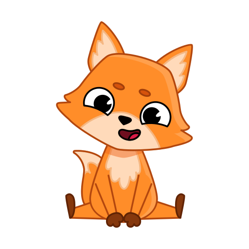 Fox Stickers - Free animals Stickers