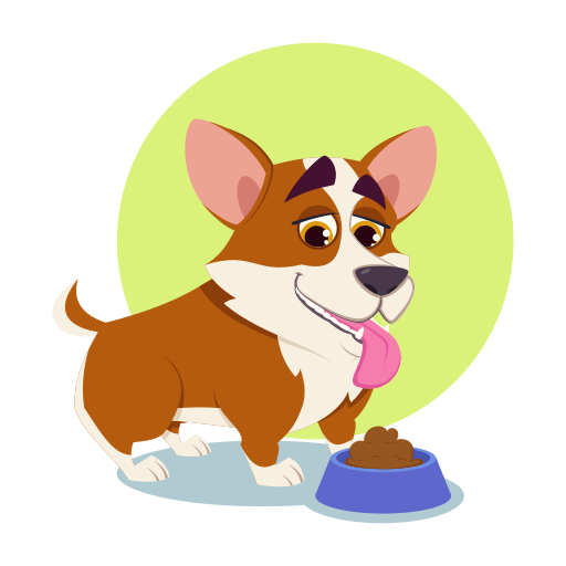 Corgi free sticker Corgi free sticker
