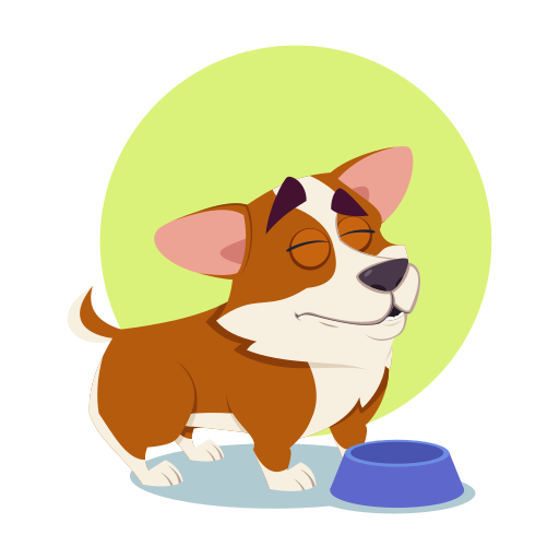 corgi gratis sticker