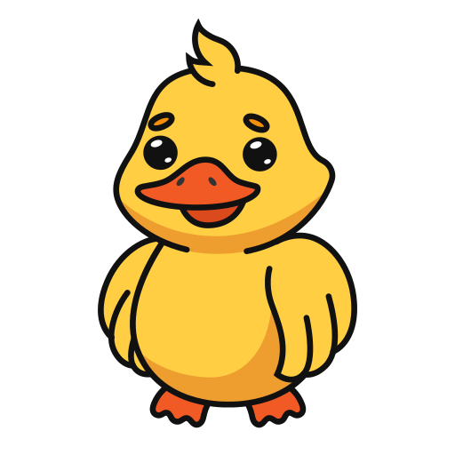 Duck Stickers - Free animals Stickers